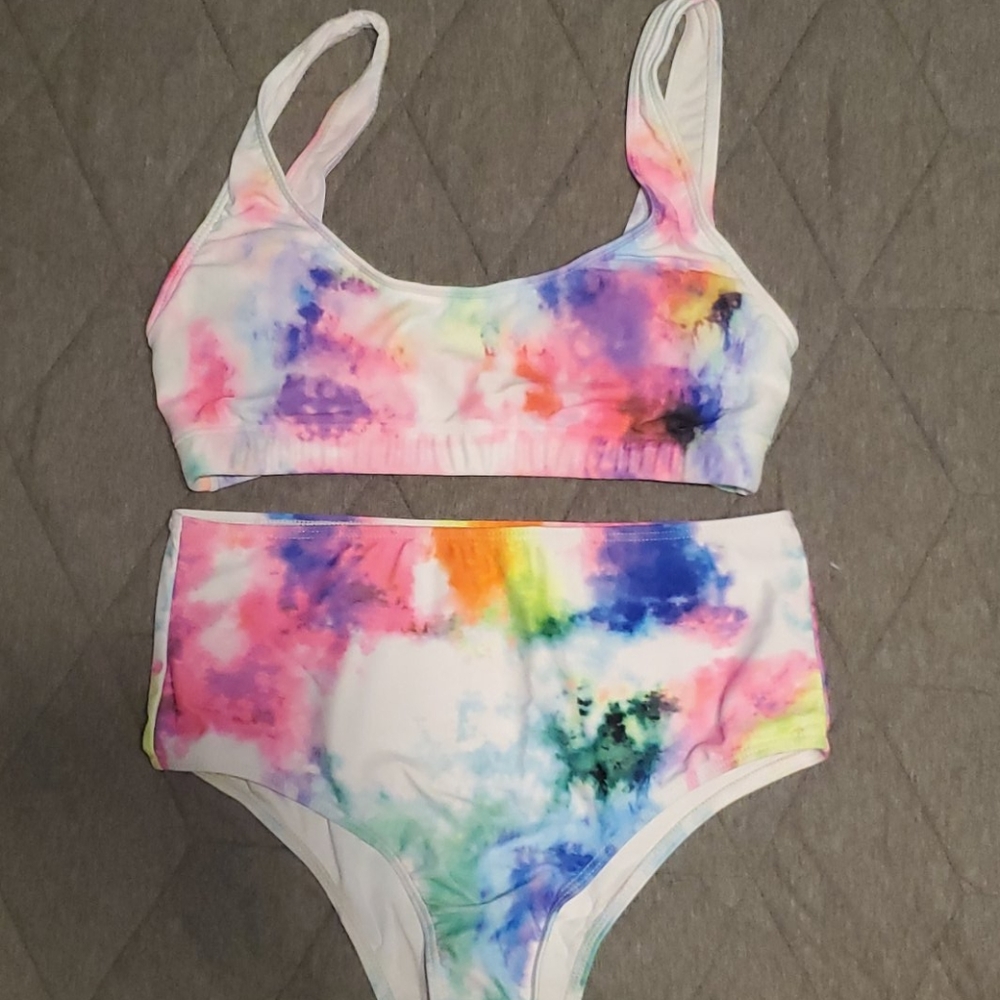 High wasted bathing suit